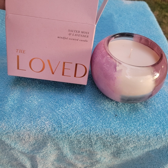 Anthropologie The Loved Salted Moss And Lavender Mindful Scented Candle New - Picture 6 of 10